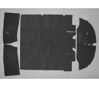 Complete interior carpet kit for VW Bus T1 from 1950-1967 (only LHD)