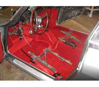 Complete interior carpet kit for Volvo P1800 S Coupé from 1963-1969 (only LHD)