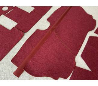 Complete interior carpet kit for Mercedes-Benz 190 SL W121 cabriolet from 1956–1962 (only LHD)