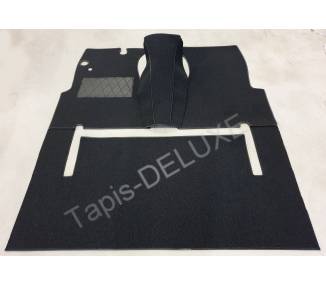 Complete interior carpet kit for Opel Rekord B coupé + 2-doors limousine steering wheel shift from 08/1965–07/1966 (only LHD)