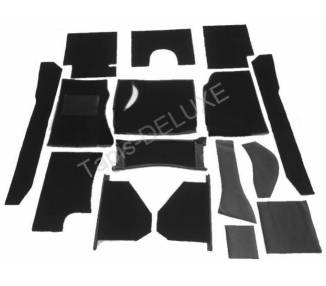 Complete interior carpet kit for Austin Healey 100 BN1 from 1952-1955 (only LHD)