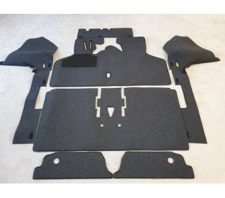Complete interior carpet kit for VW 1500/1600 type 3 08/1967 - 07/1972 (only LHD)