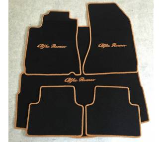 Tapis de sol et de coffre pour Alfa Romeo 147 de 2001-2010