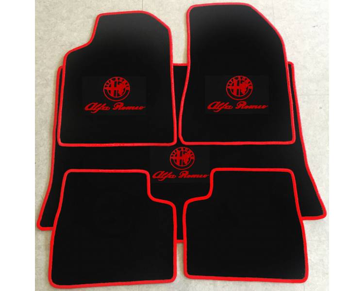 Tapis de sol pour Alfa Romeo 147 156 antidérapants en caoutchouc