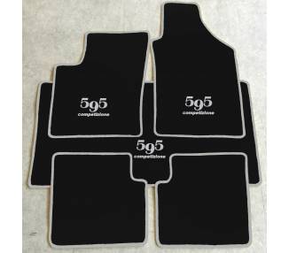 Tapis de sol et de coffre pour Fiat 595 competizione et Abarth à partir de 2007