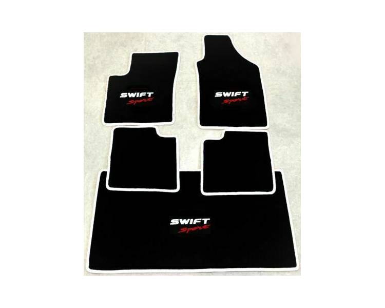 Tapis de sol et de coffre voiture pour Suzuki Swift Sport type MZ EZ  2005-2010