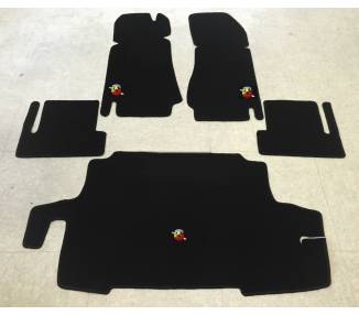 Tapis de sol et de coffre pour Fiat 124 Spider Abarth 1966-1985