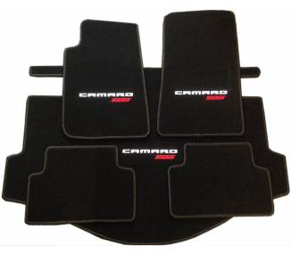Autoteppiche mit Kofferraum für Chevrolet Camaro Cabrio RS und SS 2010-2015