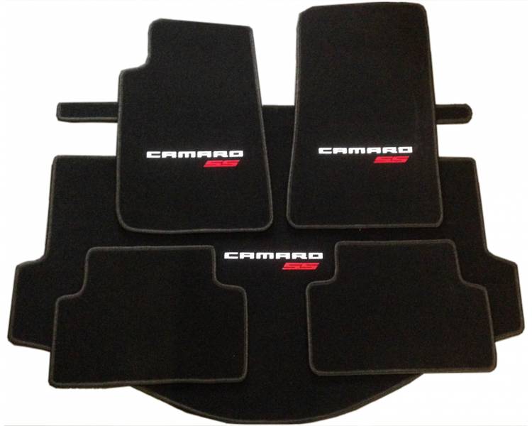Tapis de sol et de coffre pour Chevrolet Camaro Cabrio RS et SS 2010-2015