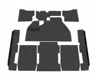 Complete interior carpet kit for VW coccinelle 1200 and 1200L 1975-1985 (only LHD)