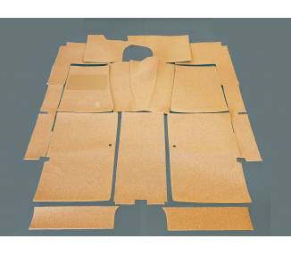 Complete interior carpet kit for Borgward Isabella coupé from 1957–1961 (only LHD)