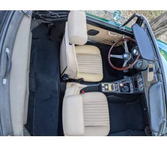 Complete interior carpet kit for Alfa Spider Fastback series 2 from 1970-1978 (only LHD)