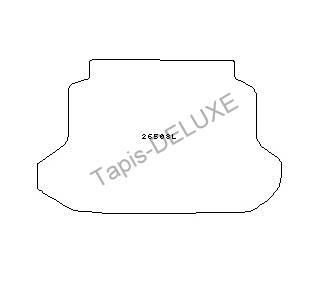 Tapis de coffre pour Honda CRV boite manuelle du 03/2002-11/2006