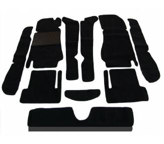 Complete interior carpet kit for Fiat 124 Spider type CS - DS 1970-1985 (only LHD)