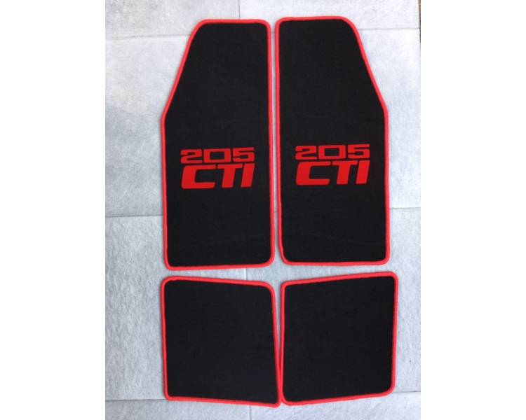 Tapis de sol voiture pour Peugeot 205 CTI