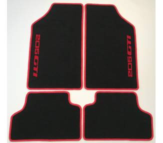 Car carpet for Peugeot 205 GTI