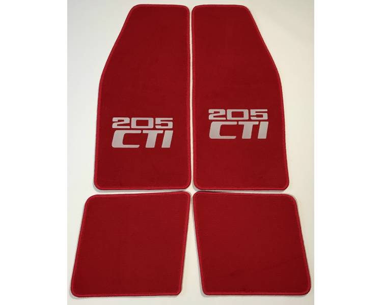 Tapis de sol voiture pour Peugeot 205 GTI