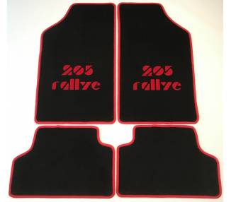 Car carpet for Peugeot 205 rallye