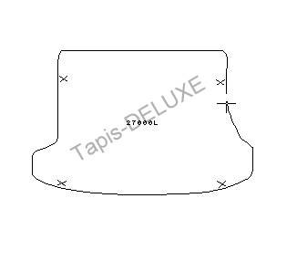 Boot mat for Hyundai i30 à partir du 08/2007