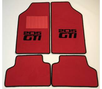 Car carpet for Peugeot 205 GTI