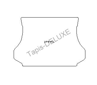 Tapis de coffre pour Hyundai Santa Fe du 12/2000-02/2006