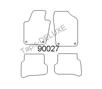 Autoteppiche für VW Polo 6 Typ AW oder für Audi A1 ab 2017