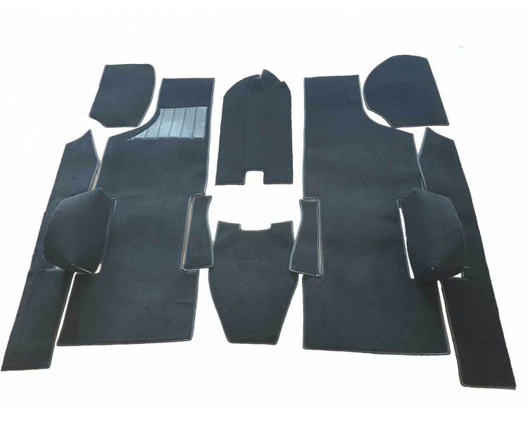 Complete interior carpet kit for Fiat 850 Sport Coupe 1965-1973 (only LHD)
