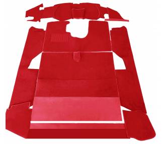 Complete interior carpet kit for Citroen DS Pallas without foam and clinch 1964-