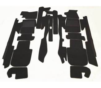 Complete interior carpet kit for Maserati Mexico 1966-1972 (only LHD)