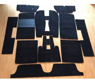 Complete interior carpet kit for Peugeot 504 cabriolet from 1968-1984 (only LHD)