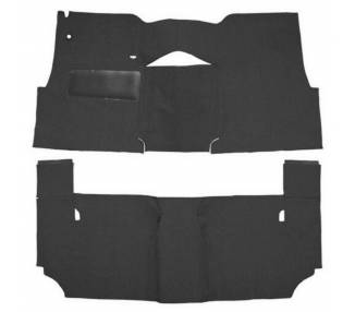 Complete interior carpet kit for Chevrolet Bel Air Cabrio from 1957- (only LHD)
