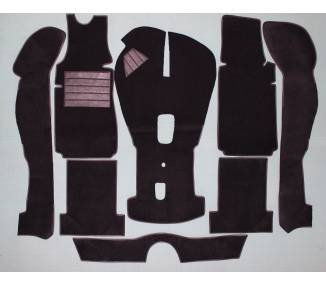 Complete interior carpet kit for Fiat Dino 2000-2400 Coupe and Spider Serie 1 1966-1969 (only LHD)