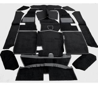 Complete interior carpet kit for MG A Coupe 1956-1962 (only LHD)