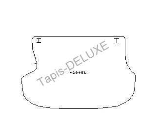 Tapis de coffre pour Mitsubishi Outlander du 05/2003-02/2007