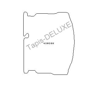 Tapis de coffre pour Nissan Qashqai du 02/2007- 