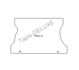 Boot mat for Opel Kadett E du 08/1984-06/1991