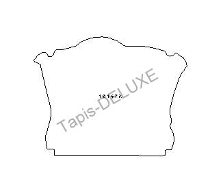 Tapis de coffre pour Alfa Romeo 147 du 11/2000-12/2004