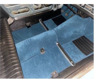 Complete interior carpet kit for Peugeot 404 coupé/cabriolet from 1960-1975 (only LHD)