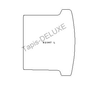 Tapis de coffre pour Peugeot 307 break à partir du 05/2001