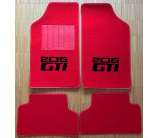 Car carpet for Peugeot 205 GTI