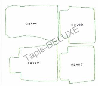 Autoteppiche für Lexus LS400 lim UFC 10 von 08/1990-09/1994