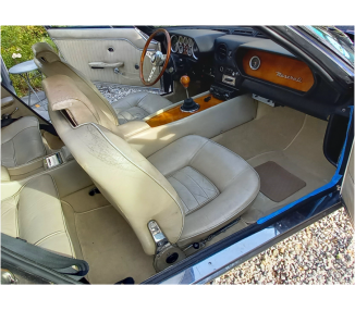 Complete interior carpet kit with trunk mats for Maserati Indy 4200 from 1968-1974 (only LHD)