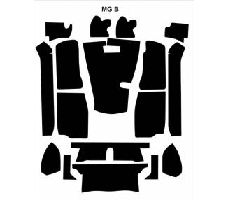 Complete interior carpet kit for MG B 1962-1980 (only LHD)
