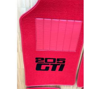 Autoteppiche & Fußmatten für Peugeot 205 GTI mit Logo