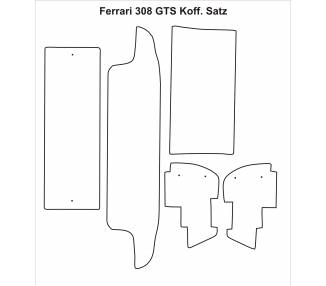Trunk carpet for Ferrari 308 GTB/ GTS 1975-1985 (only LHD)
