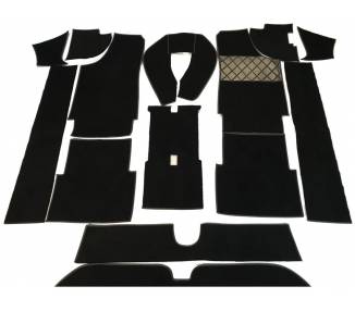 Complete interior carpet kit for Audi 100 coupé S 1968-1976 (LHD and RHD)