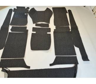 Complete interior carpet kit for Mercedes-Benz W110 with stic shift from 1961-1968 (only LHD)