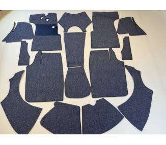 Complete interior carpet kit for Triumph Roadster 1800 / TR 2000 from 1946-1949 (LHD or RHD)