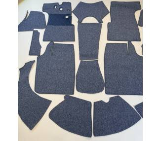 Complete interior carpet kit for Triumph Roadster 1800 / TR 2000 from 1946-1949 (LHD or RHD)