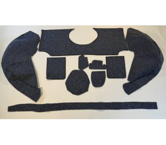 Complete interior carpet kit for Triumph Roadster 1800 / TR 2000 from 1946-1949 (LHD or RHD)